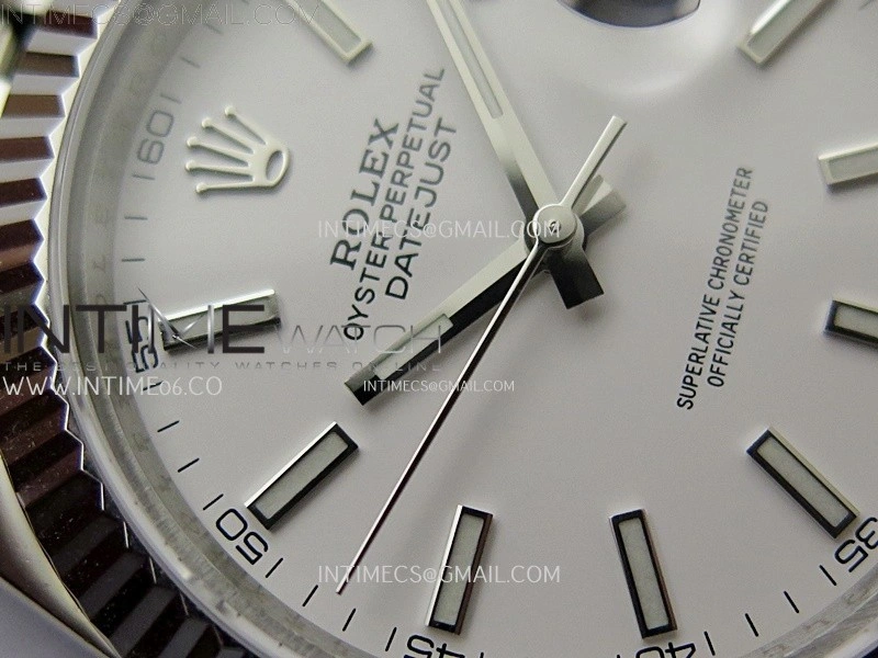 DateJust 126334 904L SS JDF 1:1 Best Edition White Dial Stick Markers on Jubilee 904L SS Bracelet