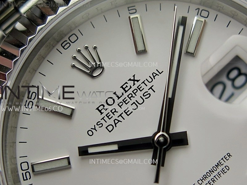 DateJust 126334 904L SS JDF 1:1 Best Edition White Dial Stick Markers on Jubilee 904L SS Bracelet