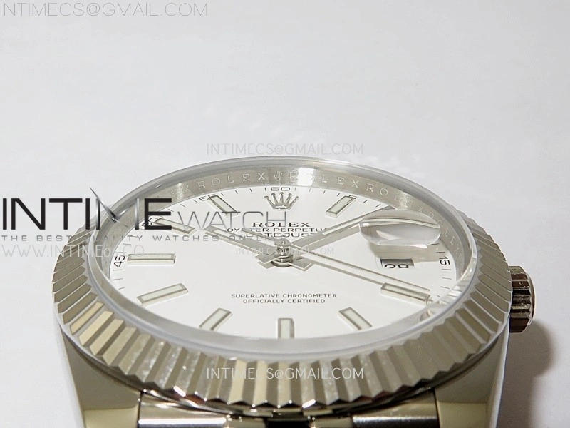 DateJust 126334 904L SS JDF 1:1 Best Edition White Dial Stick Markers on Jubilee 904L SS Bracelet