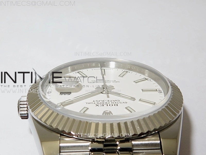 DateJust 126334 904L SS JDF 1:1 Best Edition White Dial Stick Markers on Jubilee 904L SS Bracelet