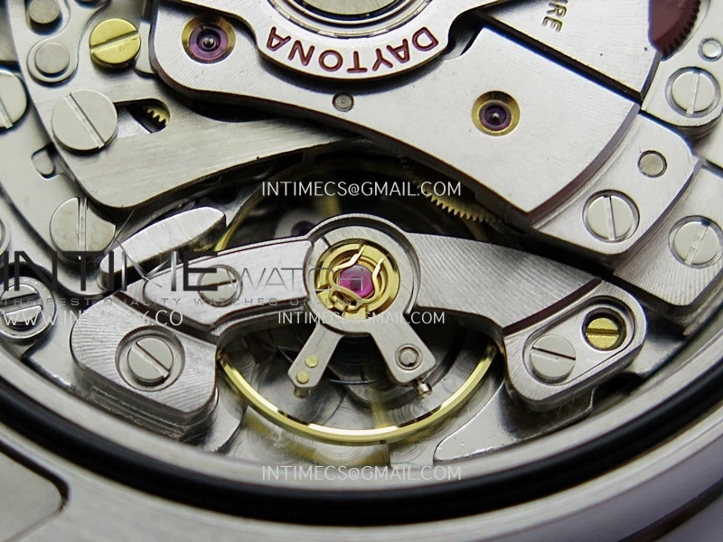 Daytona 116500 Blacken 904L SS PMSF 1:1 Best Edition White Dial Black Subdial On 904L SS Bracelet DD4130