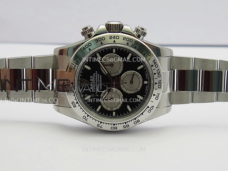 Daytona 126509 904L SS UFO 1:1 Best Edition Black Dial Silver Subdial On 904L SS Bracelet UF4131