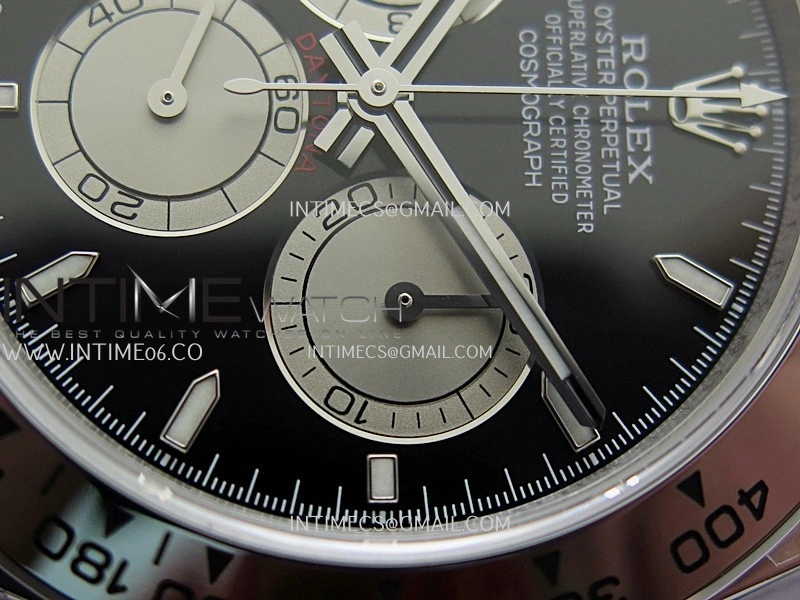 Daytona 126509 904L SS UFO 1:1 Best Edition Black Dial Silver Subdial On 904L SS Bracelet UF4131
