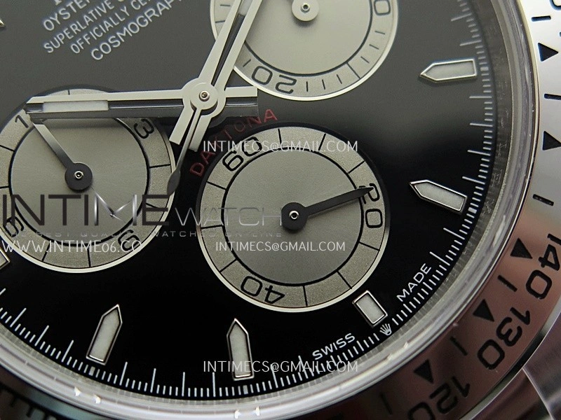 Daytona 126509 904L SS UFO 1:1 Best Edition Black Dial Silver Subdial On 904L SS Bracelet UF4131