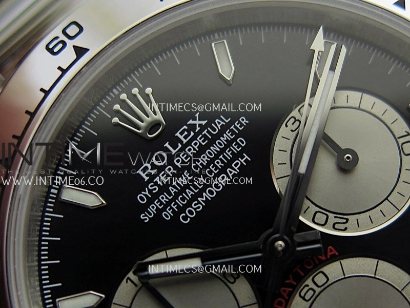 Daytona 126509 904L SS UFO 1:1 Best Edition Black Dial Silver Subdial On 904L SS Bracelet UF4131