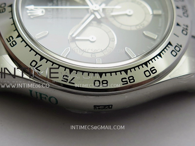 Daytona 126509 904L SS UFO 1:1 Best Edition Black Dial Silver Subdial On 904L SS Bracelet UF4131