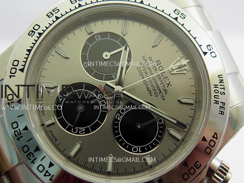 Daytona 126509 904L SS UFO 1:1 Best Edition Silver Dial Black Subdial On 904L SS Bracelet UF4131