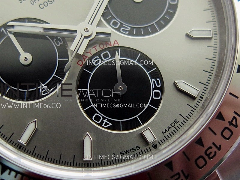 Daytona 126509 904L SS UFO 1:1 Best Edition Silver Dial Black Subdial On 904L SS Bracelet UF4131