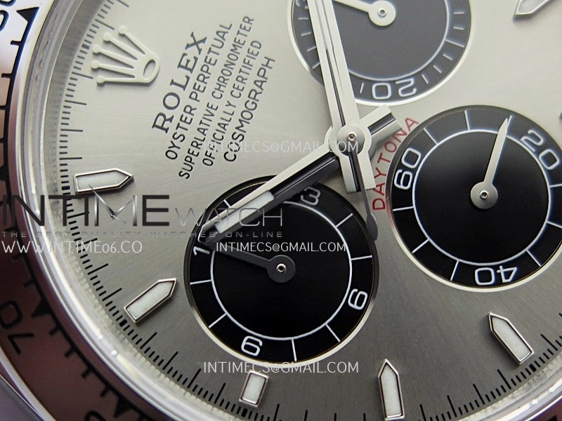 Daytona 126509 904L SS UFO 1:1 Best Edition Silver Dial Black Subdial On 904L SS Bracelet UF4131