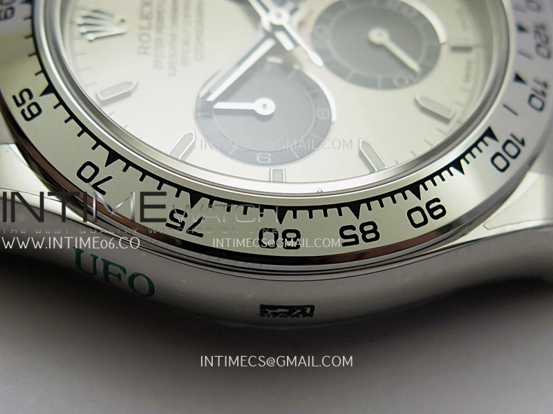 Daytona 126509 904L SS UFO 1:1 Best Edition Silver Dial Black Subdial On 904L SS Bracelet UF4131