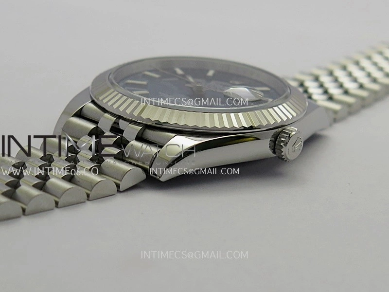DateJust 41 126334 904L SS V2 VSF 1:1 Best Edition Blue Dial Stick Marker On Jubilee Bracelet DD3235