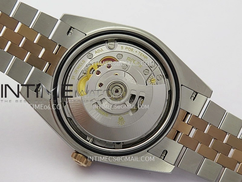 DateJust 126301 904L SS RG VSF 1:1 Best Edition Gray Dial Roman Markers On Jubilee Bracelet VS3235