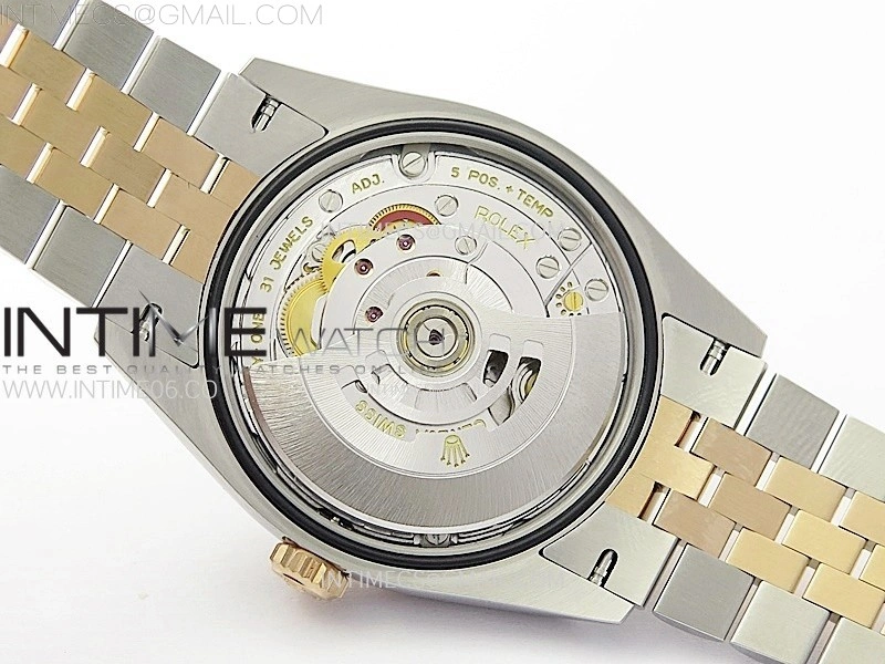 DateJust 36 126231 904L SS RG VSF 1:1 Best Edition Gray Dial Roman Markers on Jubilee Bracelet VS3235