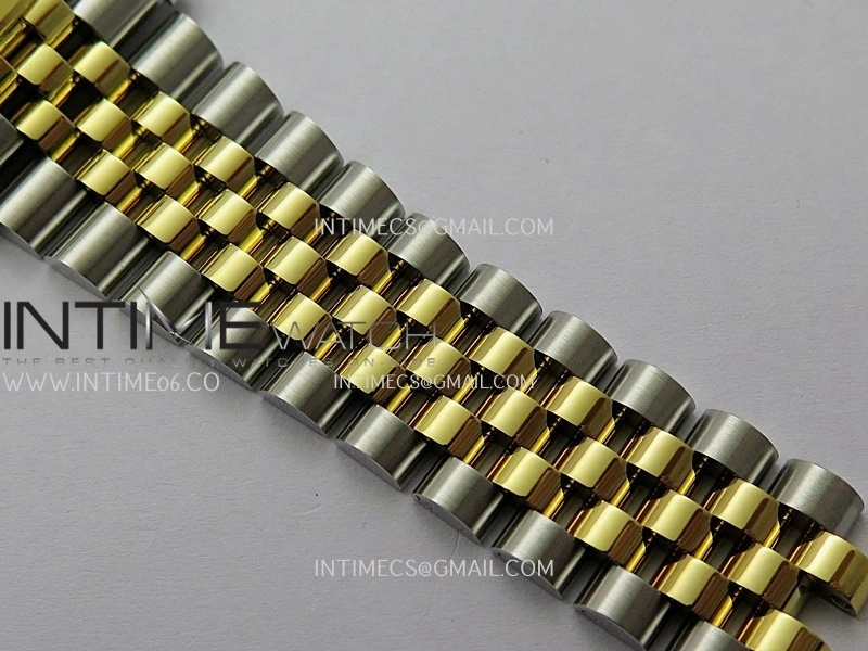 DateJust 126303 904L SS YG VSF 1:1 Best Edition Gray Dial Roman Markers On Jubilee Bracelet VS3235