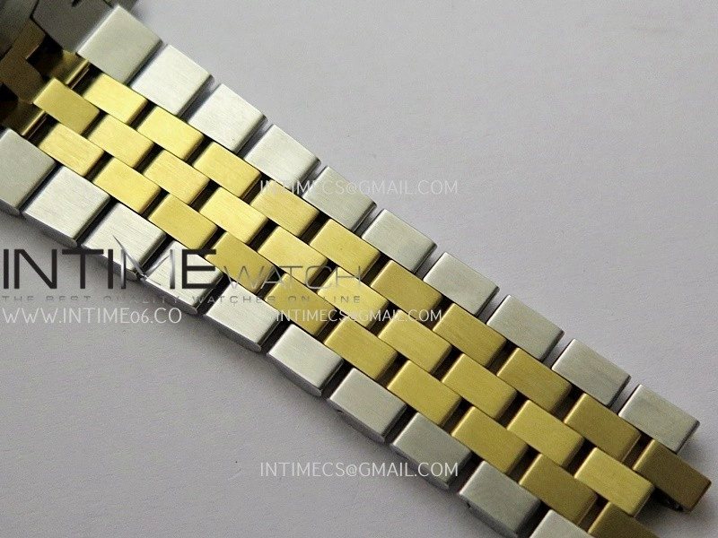 DateJust 126303 904L SS YG VSF 1:1 Best Edition Gray Dial Roman Markers On Jubilee Bracelet VS3235