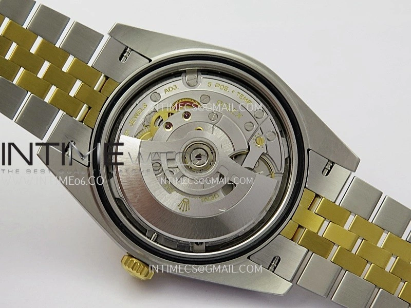 DateJust 126303 904L SS YG VSF 1:1 Best Edition Gray Dial Roman Markers On Jubilee Bracelet VS3235