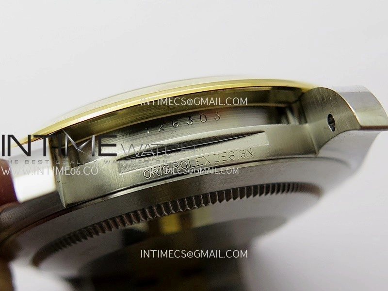 DateJust 126303 904L SS YG VSF 1:1 Best Edition Gray Dial Roman Markers On Jubilee Bracelet VS3235