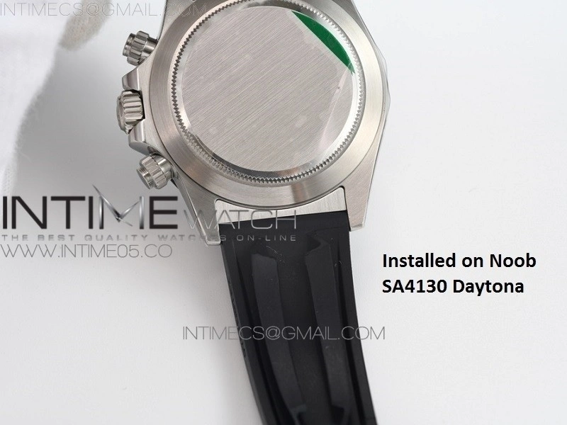 904L Stainless Steel Endlinks for Genuine Daytona fits Rubber Strap