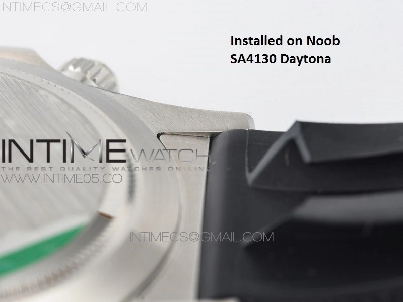 904L Stainless Steel Endlinks for Genuine Daytona fits Rubber Strap
