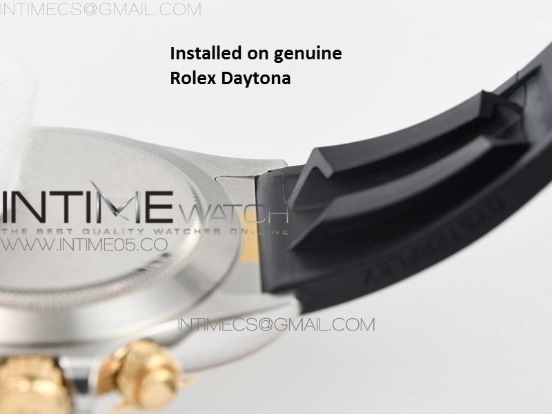 904L Stainless Steel Endlinks for Genuine Daytona fits Rubber Strap