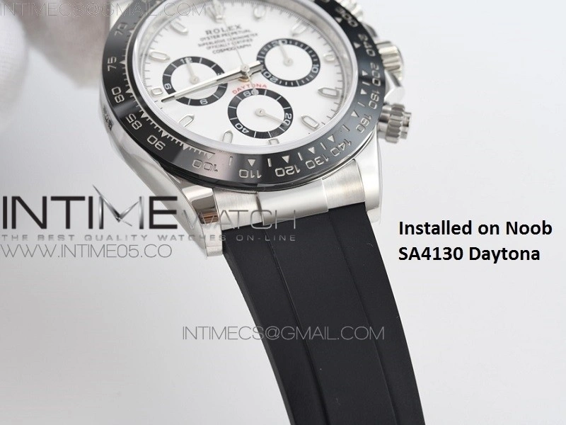 904L Stainless Steel Endlinks for Genuine Daytona fits Rubber Strap