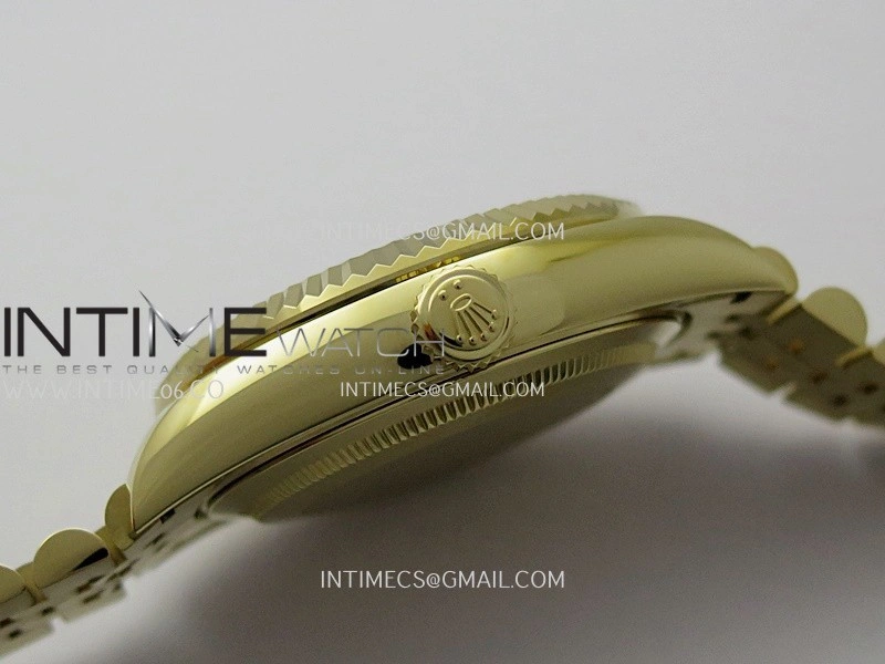 Sky-Dweller 326938 904L YG Noob 1:1 Best Edition Green Dial on YG Jubilee Bracelet Asian 23J to 9001