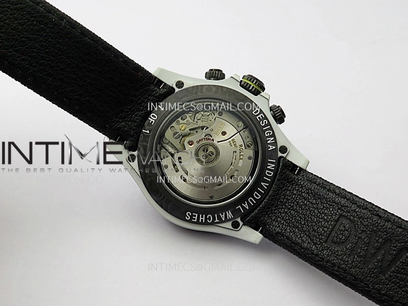 Daytona DIW Porsche 911 S T White Carbon SONIC 1:1 Best Edition White Dial on Black Nylon Strap SA4130