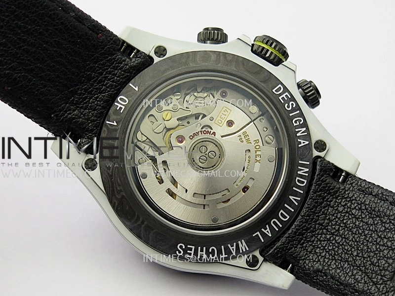 Daytona DIW Porsche 911 S T White Carbon SONIC 1:1 Best Edition White Dial on Black Nylon Strap SA4130
