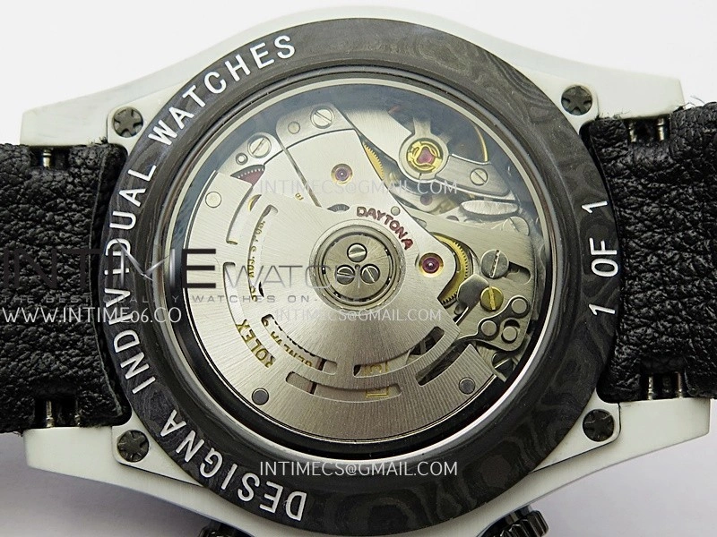 Daytona DIW Porsche 911 S T White Carbon SONIC 1:1 Best Edition White Dial on Black Nylon Strap SA4130