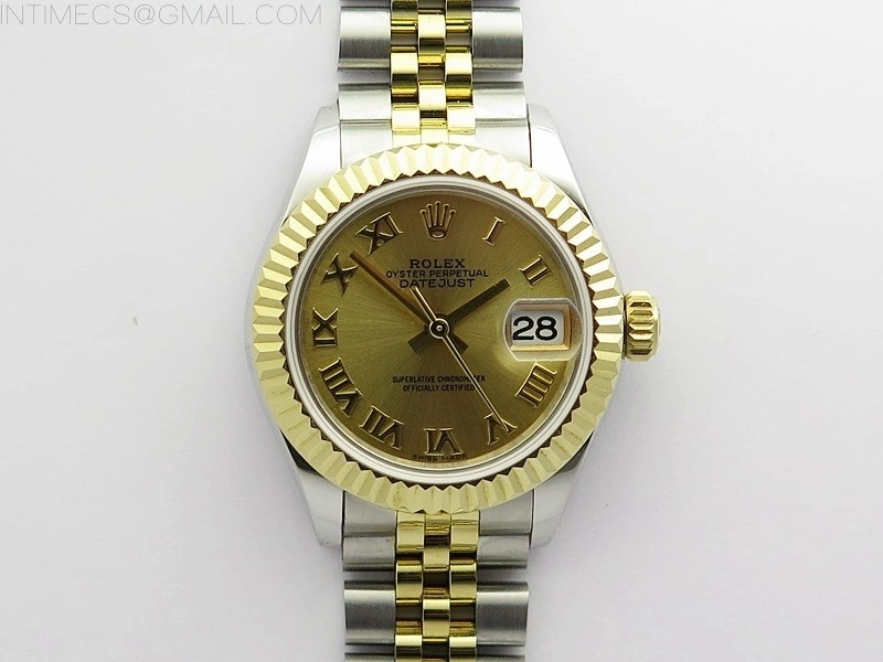 Datejust 28mm 279173 SS YG BP Best Edition YG Roman Markers Dial on SS YG Jubilee Bracelet ETA2671
