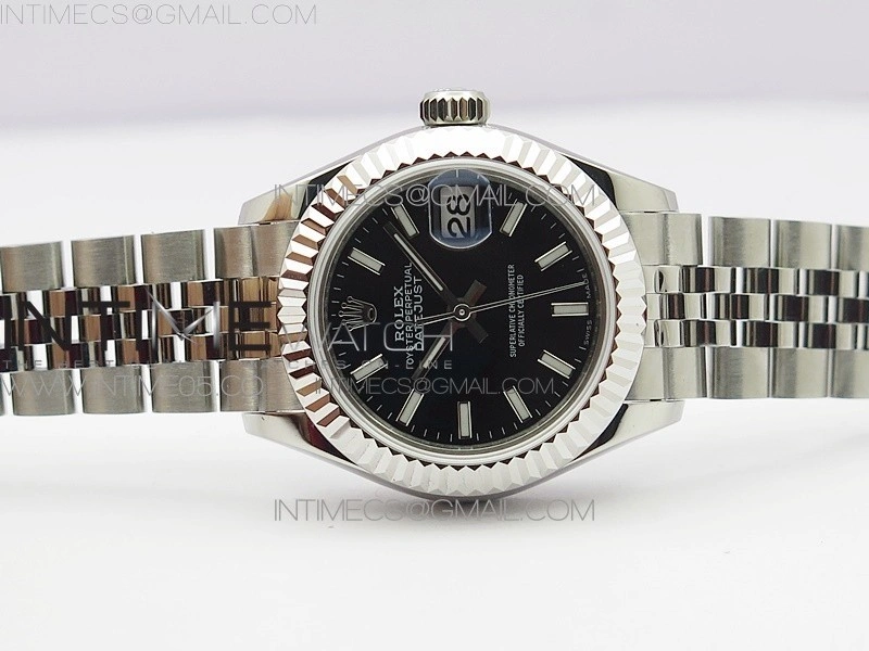 Datejust 28mm 279174 SS BP Best Edition Black Sticks Markers Dial on SS Jubilee Bracelet ETA2671