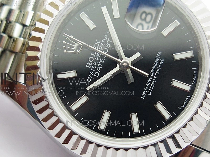 Datejust 28mm 279174 SS BP Best Edition Black Sticks Markers Dial on SS Jubilee Bracelet ETA2671