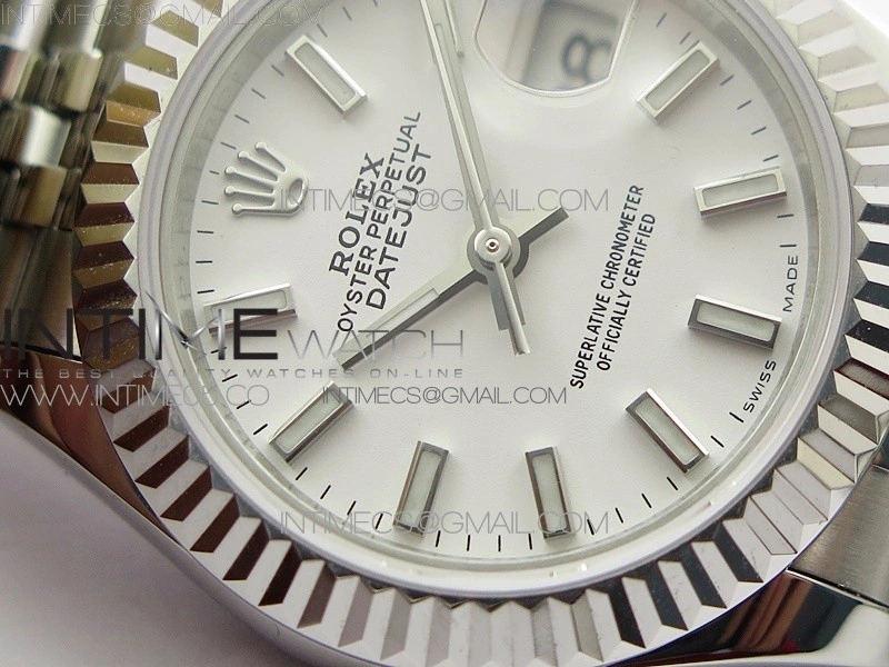 Datejust 28mm 279174 SS BP Best Edition White Sticks Markers Dial on SS Jubilee Bracelet ETA2671