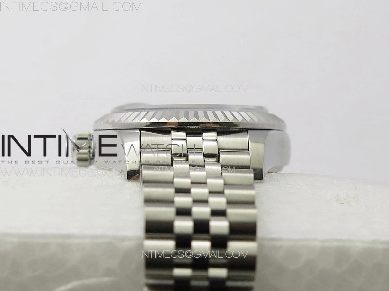 Datejust 28mm 279179 SS APSF Best Edition Gray Dial Crystals Markers on SS Jubilee Bracelet NH05