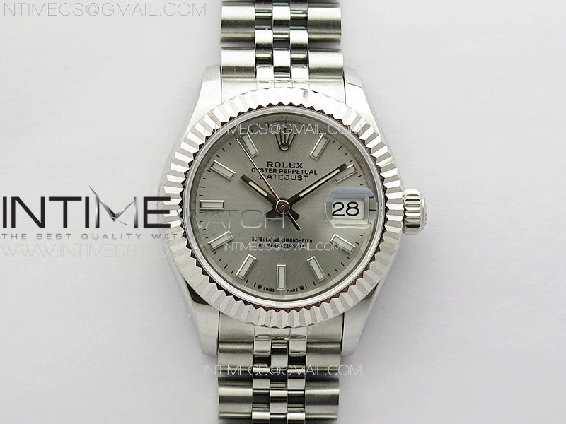 Datejust 28mm 279179 SS APSF Best Edition Silver Dial Sticks Markers on SS Jubilee Bracelet NH05