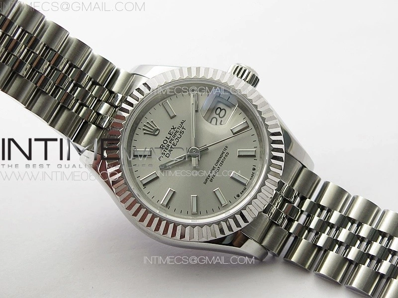 Datejust 28mm 279179 SS APSF Best Edition Silver Dial Sticks Markers on SS Jubilee Bracelet NH05