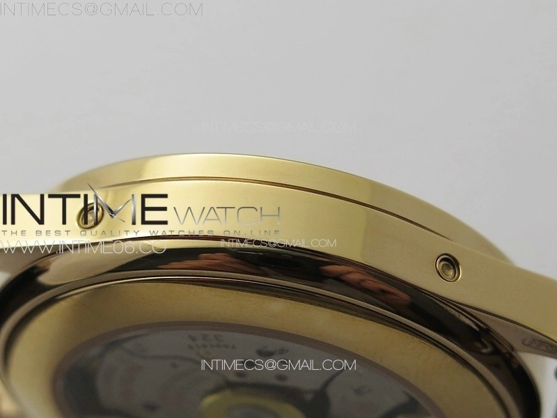 Annual Calendar Moonphase 5396 RG PPF 1:1 Best Edition Blue Dial T Crystal Markers on Blue Leather Strap A324