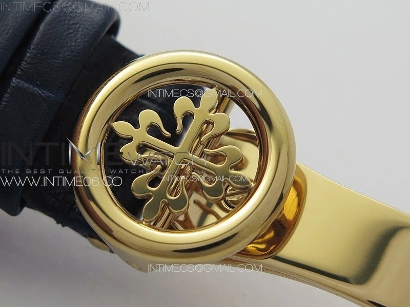 Annual Calendar Moonphase 5396 RG PPF 1:1 Best Edition Blue Dial T Crystal Markers on Blue Leather Strap A324
