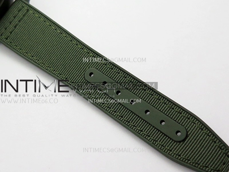 Big Pilot IW329802 43 Woodland Green Ceramic M+F 1:1 Best Edition Green Dial On Nylon Strap 8N24