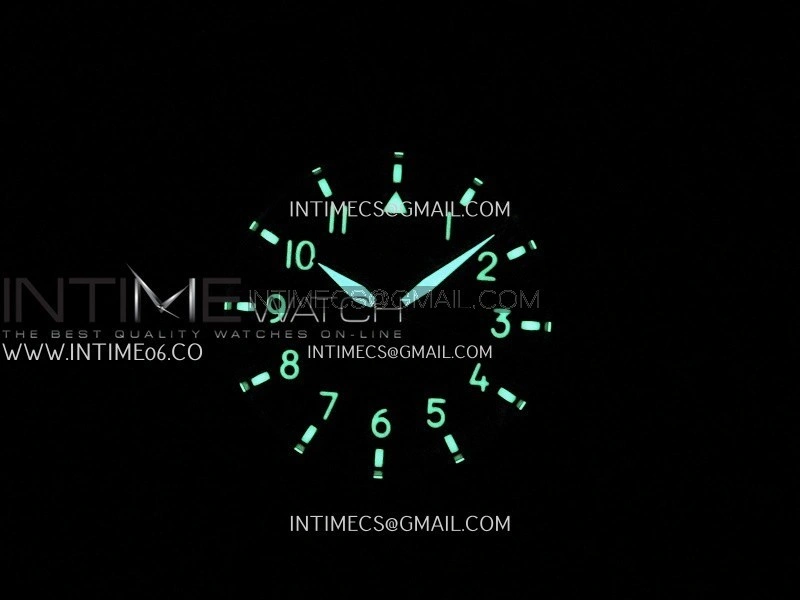 Big Pilot IW329802 43 Woodland Green Ceramic M+F 1:1 Best Edition Green Dial On Nylon Strap 8N24