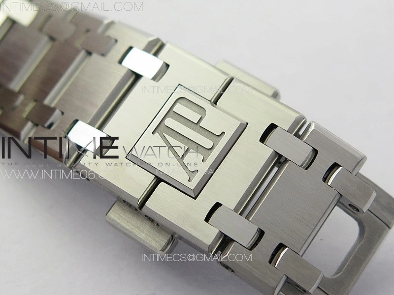 Royal Oak 39mm V2 16202 50th SS ZF 1:1 Best Edition Green Textured Dial on SS Bracelet A7121