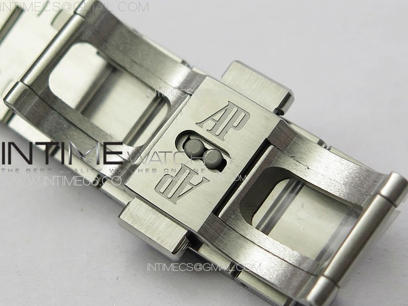 Royal Oak 39mm V2 16202 50th SS ZF 1:1 Best Edition Green Textured Dial on SS Bracelet A7121