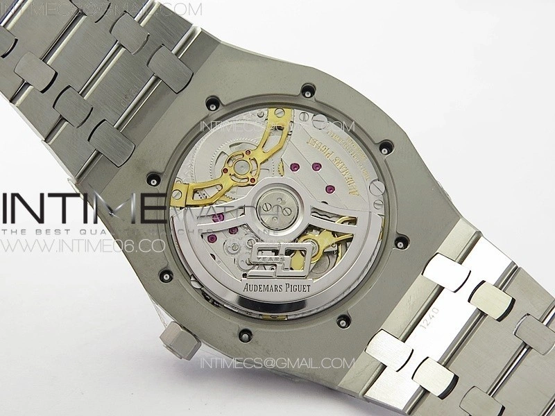 Royal Oak 39mm V2 16202 50th SS ZF 1:1 Best Edition Green Textured Dial on SS Bracelet A7121