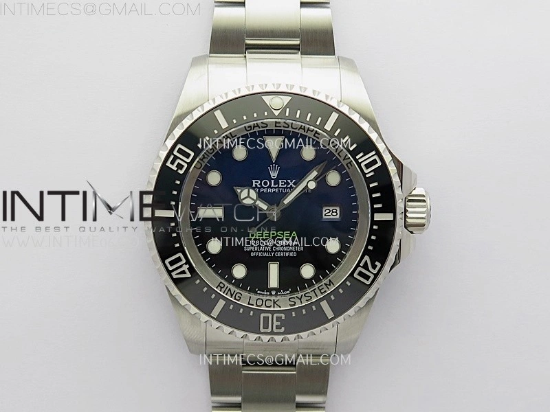 Sea-Dweller DEEPSEA 126660 "D-BLUE" 904L SS 3EF Best Edition New Blue Dial On Oyster Bracelet VR3235