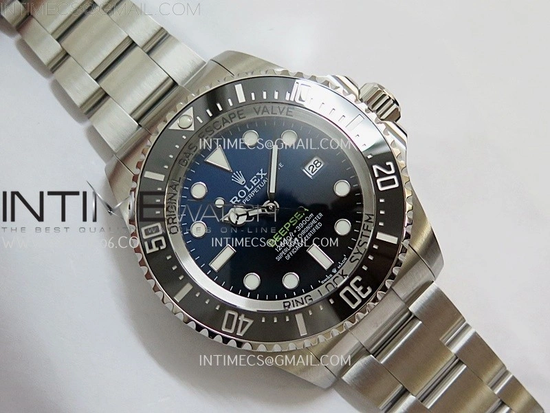 Sea-Dweller DEEPSEA 126660 "D-BLUE" 904L SS 3EF Best Edition New Blue Dial On Oyster Bracelet VR3235