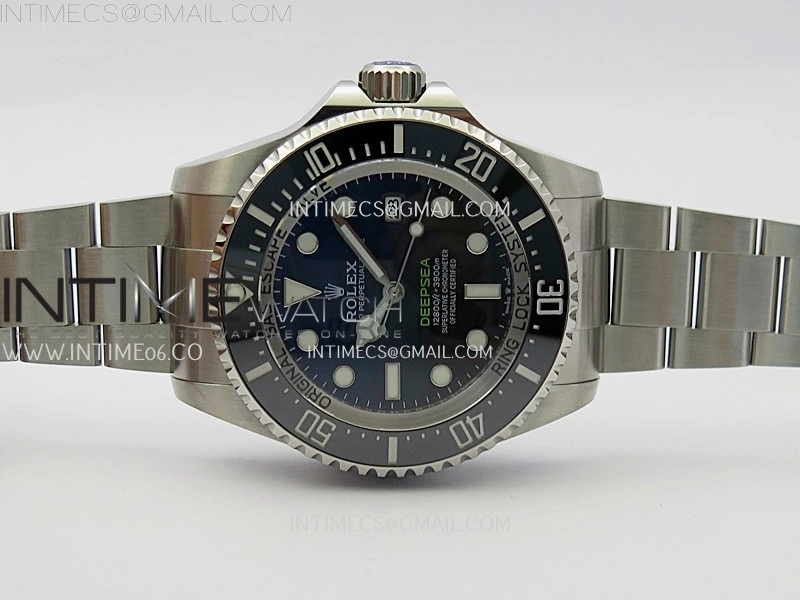 Sea-Dweller DEEPSEA 126660 "D-BLUE" 904L SS 3EF Best Edition New Blue Dial On Oyster Bracelet VR3235