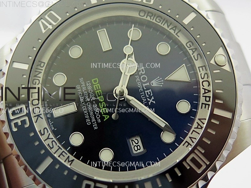 Sea-Dweller DEEPSEA 126660 "D-BLUE" 904L SS 3EF Best Edition New Blue Dial On Oyster Bracelet VR3235