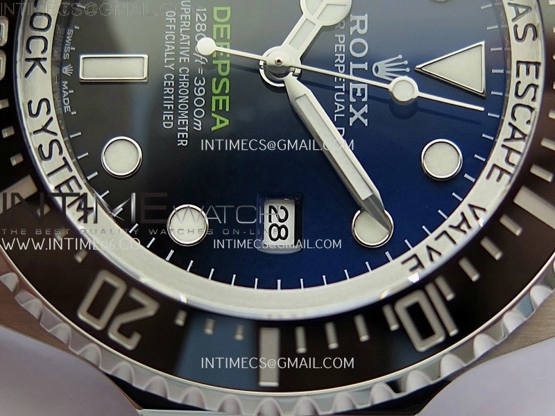 Sea-Dweller DEEPSEA 126660 "D-BLUE" 904L SS 3EF Best Edition New Blue Dial On Oyster Bracelet VR3235