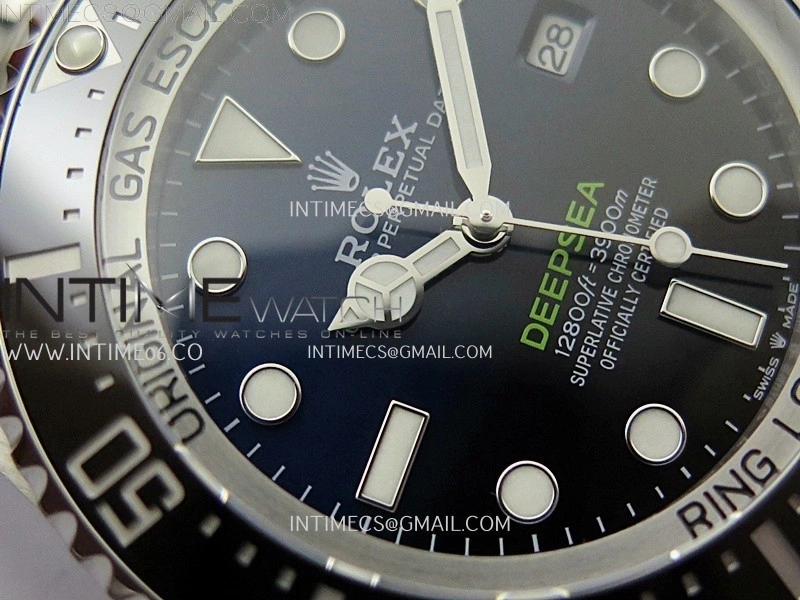 Sea-Dweller DEEPSEA 126660 "D-BLUE" 904L SS 3EF Best Edition New Blue Dial On Oyster Bracelet VR3235
