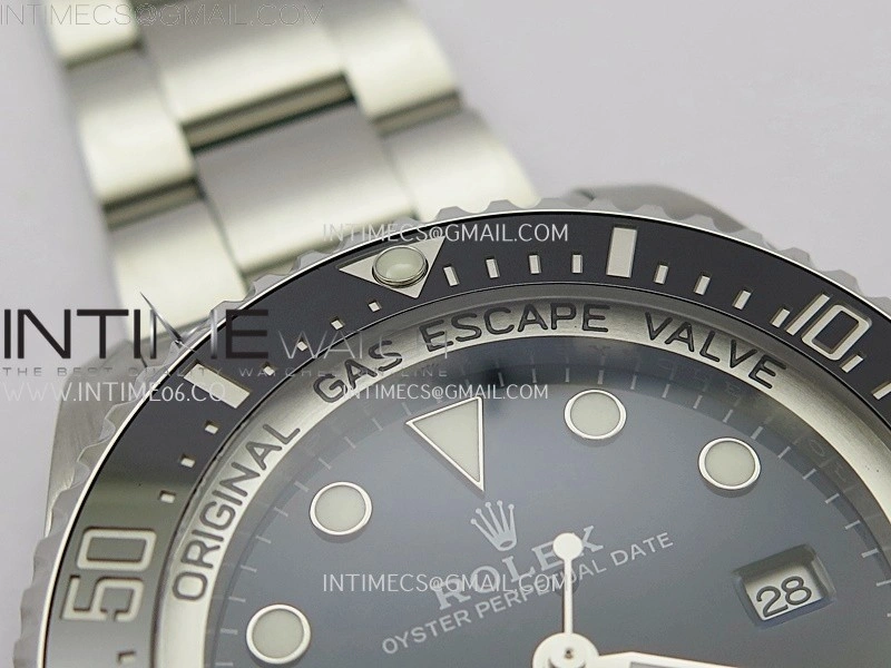 Sea-Dweller DEEPSEA 126660 "D-BLUE" 904L SS 3EF Best Edition New Blue Dial On Oyster Bracelet VR3235